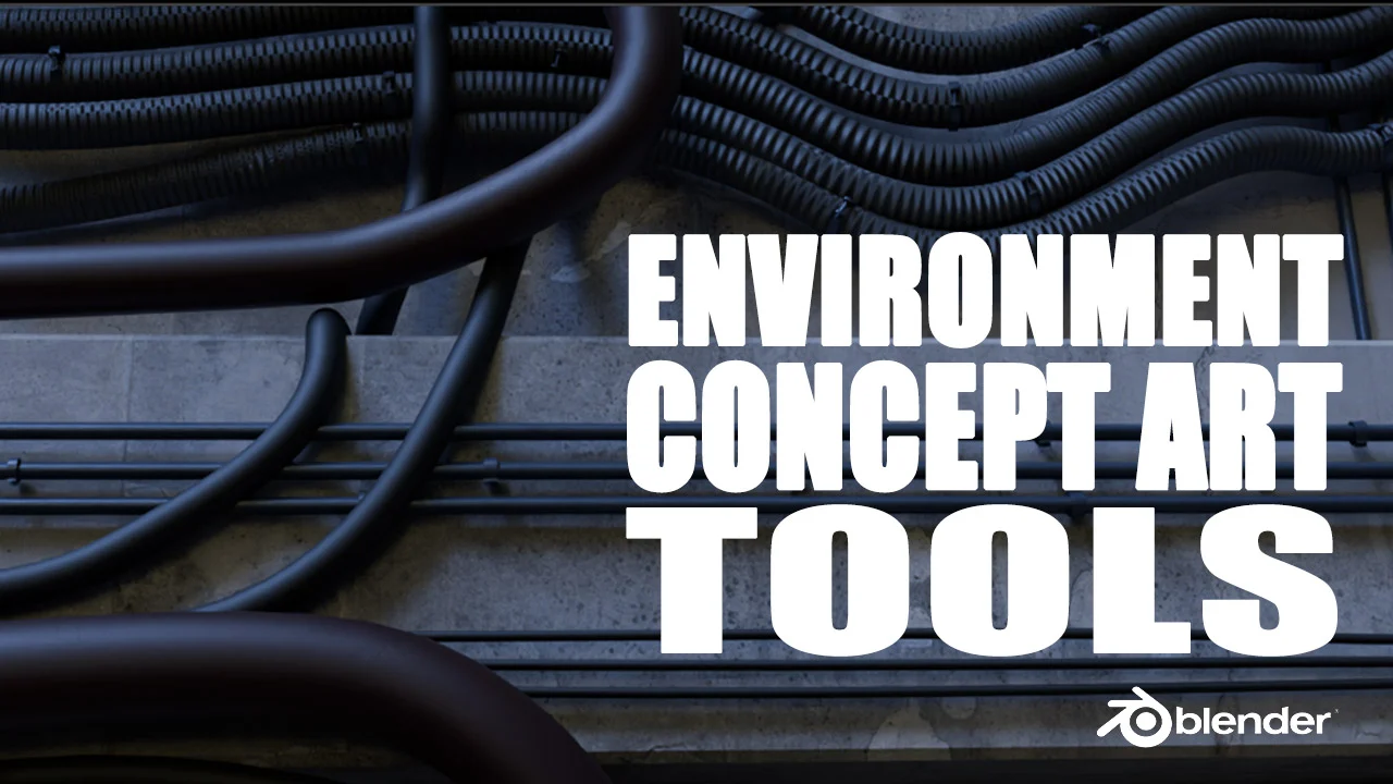 Blender下载|环境概念艺术工具  Blender Environment Concept Art Tools