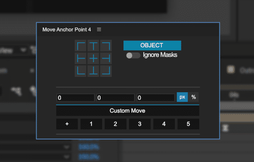 【AE脚本】锚点中心点移动对齐AE脚本 Move Anchor Point 4.1.1+使用教程